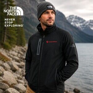 North Face Canyon Flats Fleece Jacket Men XL University of Phoenix Logo Employee